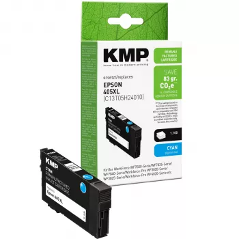 KMP 1656,4003 Compatible Cyan Ink Cartridge (Epson 16XL Equivalent, High Yield)