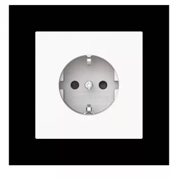 BUSCH-JAEGER SCHUKO Socket Outlet Safety+ 20-1 EUCBF-44M, Alpine White 2CKA002013A5522