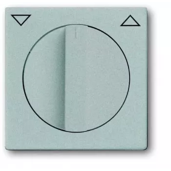 Busch-Jaeger BJ 1740-83 Cover Plate for Blind Switch/Pushbutton with Rotary Knob, future linear, Aluminium 2CKA001710A3661