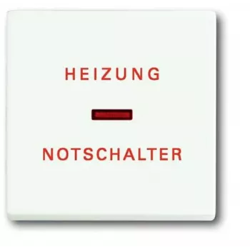 Busch-Jaeger Rocker Studio White with Heating Emergency Stop Symbol for Switch Inserts (1751-0-3029)