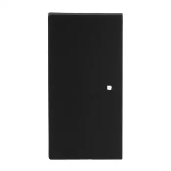 BUSCH-JAEGER 6230-20-45M double rocker cover, unprinted, matt black 2CKA006220A0947