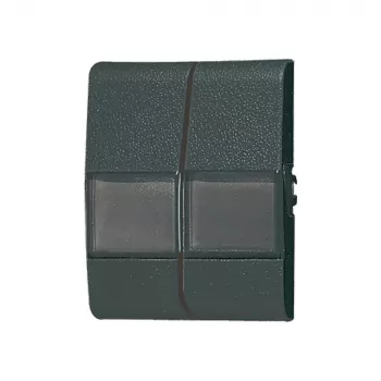 JUNG 805 NA rocker 2-Gang with label field for series switch, thermoplastic, WG 800, anthracite