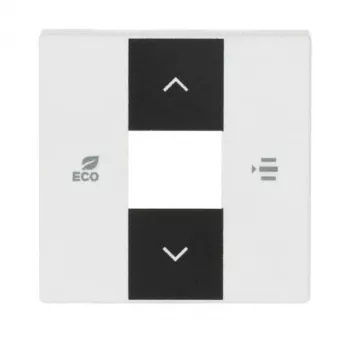 Busch-Jaeger studio® central plate 6220-0-0497, studio white, for UAE/TAE connection boxes