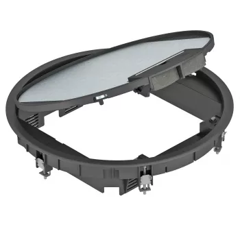 OBO Bettermann GESR9 U 9 Universal Device Insert, 9-Gang, Hot-Dip Galvanised Steel 7405532