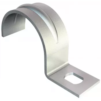 OBO Bettermann 604 7 G Galvanised Steel Mounting Clamp for 7 mm Cables and Pipes, 100 Pieces 1003070