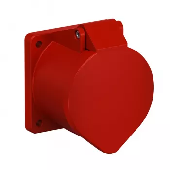 OBO Bettermann 6109876 CEE Surface-Mounted Socket 3P+N+PE, 400 V, 32 A, 60 mm Mounting Track