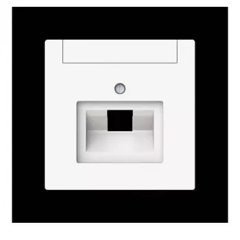 Busch-Jaeger future linear Central Plate 1-Gang UAE with Labelling Field, Studio White Matt 2CKA001710A4220