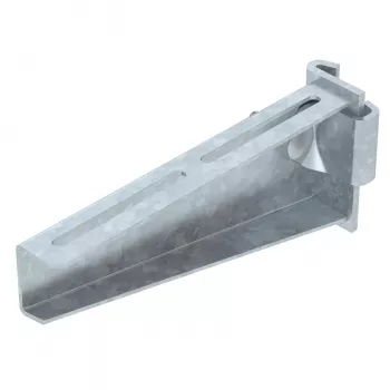 OBO Bettermann AS 55 Bracket Console, Hot-Dip Galvanised, 210 mm Projection, 55x30 mm Profile 6419286