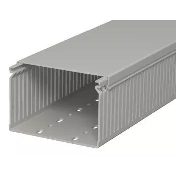 OBO BETTERMANN LK4 80x120 Wiring duct, stone grey, 2m 6178061