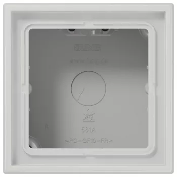 JUNG LS series surface-mounted housing, 1-Gang, light grey LS581ALG
