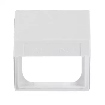 Busch-Jaeger 2518-WD-84 intermediate ring with hinged lid, RAL 9016 (2CKA001719A0220)