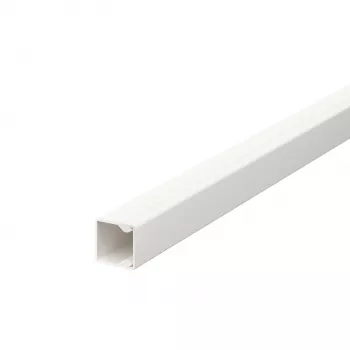 OBO BETTERMANN WDK15015RW cable trunking 15x15x2000mm PVC pure white with base perforation 6191002