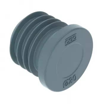 OBO Bettermann 2003737 sealing plug M25, polyamide, light grey, 25 pieces