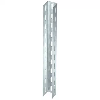OBO Bettermann U-Profile US5/40 Perforated 50x50x400mm Hot-Dip Galvanized Steel 6340911