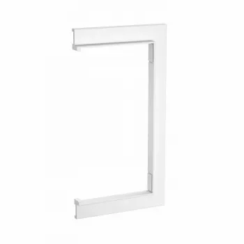 OBO BETTERMANN Rehau SIGNA BASE Wall Cover Frame 70x130 mm, RAL 9010 Pure White (6132801)