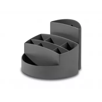 HAN RONDO KARMA desk organiser, 9 compartments, grey, 80-100% recycled plastic 17468-18