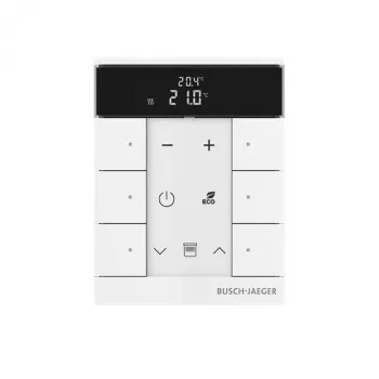 Busch-Jaeger room temperature controller 6-gang, matt white SBR-F-6.0.11-884 2CKA006220A0894