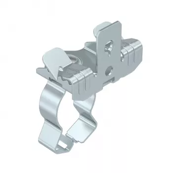 OBO SCVPC 3-7 D25 mounting clamp with pipe holder, under support, 20-25mm, hot-dip galvanised steel 1488621