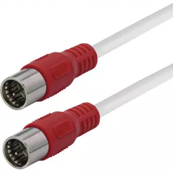Maxtrack SAT connection cable F plug to F plug 3 m white (FQMS3,0L)