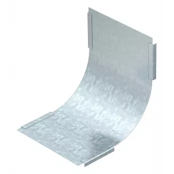 OBO Bettermann cover for 90° vertical bend, 200 mm width, strip-galvanised steel (7130813)