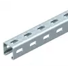 OBO Bettermann MS4141PP03 C-Profile Rail with Side Perforation, 41x41 mm, 3000 mm, Hot-Dip Galvanised Steel 1122500