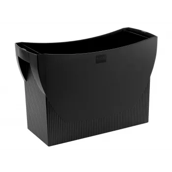 HAN SWING KARMA suspension filing box, plastic, black, 100% recycled material, for 20 A4 files 19008-13