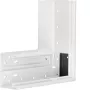 HAGER BR6510059016 flat angle traffic white 100x65 mm