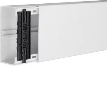 HAGER TEH FB6013009016 cable trunking system with device/partition mounting option, PVC, pure white, 60x130x2000 mm