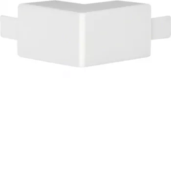 Hager LF series external corner 30x30 mm PVC halogen-free traffic white LF3003039016