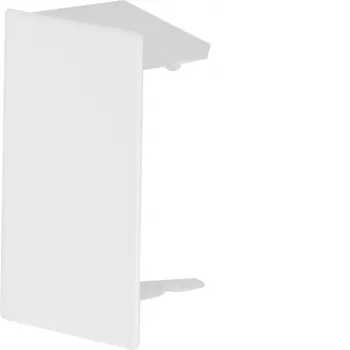 Hager LFS4006069016 end piece steel LFS 40x60mm traffic white (LFS4006069016)