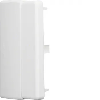 Hager LFE Adjustable End Cap ASA Weather-Resistant UV-Stable for 60x110mm Trunking, Traffic White LFE6011069016