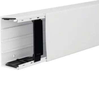 Hager LFE6011009016 Weather-Resistant UV-Stable Cable Management Channel 60x110 mm, 2 m, White