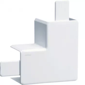 Hager TEH LFF2003559016 flat angle, halogen-free, for LF/LFF 20x33 mm, white