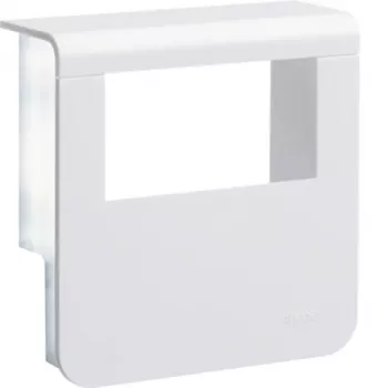 HAGER device carrier top part, side panel, 20x80 mm, traffic white (SL200809329016)