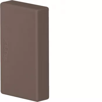 Hager LFF2003568014 end cap for LF/LFF 20x33mm cable trunking, brown