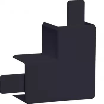 Hager LFF2003559011 flat angle 33x20 mm graphite black