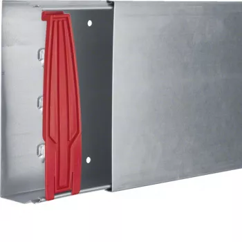 Hager LFS602000VERZ Steel Cable Trunking Base Channel 60x200mm, 2m, Galvanized