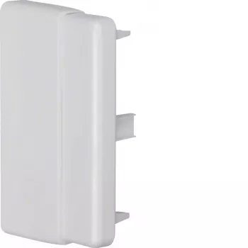 Hager LFF6009067035 end piece for LF/LFH 40/60x90 mm cable trunking, light grey