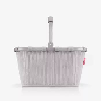 reisenthel carrybag shopping basket, synthetic fibre, cord grey BK7084