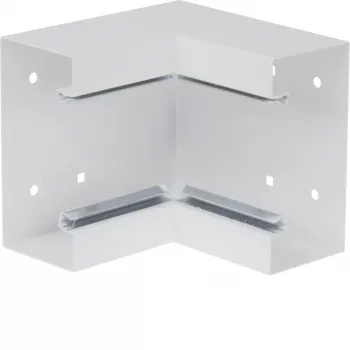 HAGER BRS651304 Traffic White Inner Corner from Base Profile 68x130mm Sheet Steel Traffic White RAL 9016 BRS6513049016