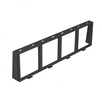 OBO Bettermann MT45V Mounting Frame, Graphite Black 7408670