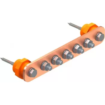 OBO BETTERMANN Equipotential Bonding Bar 14 Connections 5015847