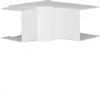 Hager LFF6006049016 Inner Corner Traffic White for 60x60mm Cable Trunking