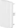 HAGER LFF6009069016 adjustable end piece for 60x90 mm cable trunking, traffic white (RAL 9016)