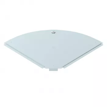 OBO BETTERMANN RBD 90 300 DD cover for 90° bend, 300mm width, steel, strip galvanised 6036956
