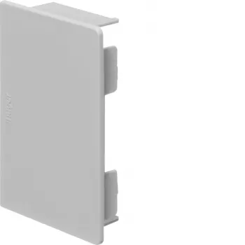 Hager End Piece for LF6009067035LF/LFH Cable Trunking, Light Grey