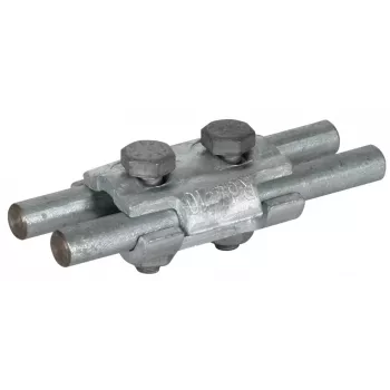 DEHN + SÖHNE Parallel connector 305000, hot-dip galvanised steel, 4-10 mm round conductors