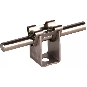DEHN 207009 Stainless steel conductor holder for 8 mm round conductor, 20 mm height