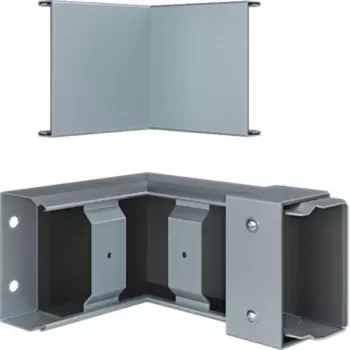 Hager FWK-Plus Internal corner 60x100 mm hot-dip galvanised fire protection cable duct fitting FWKP601004VERZ