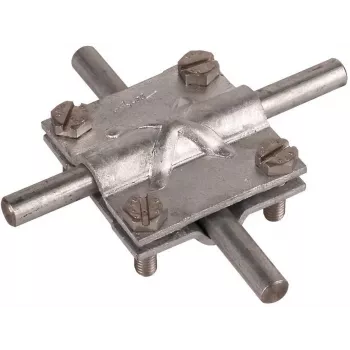 DEHN 314300 Cross connector St/tZn for round conductor 8-10 mm